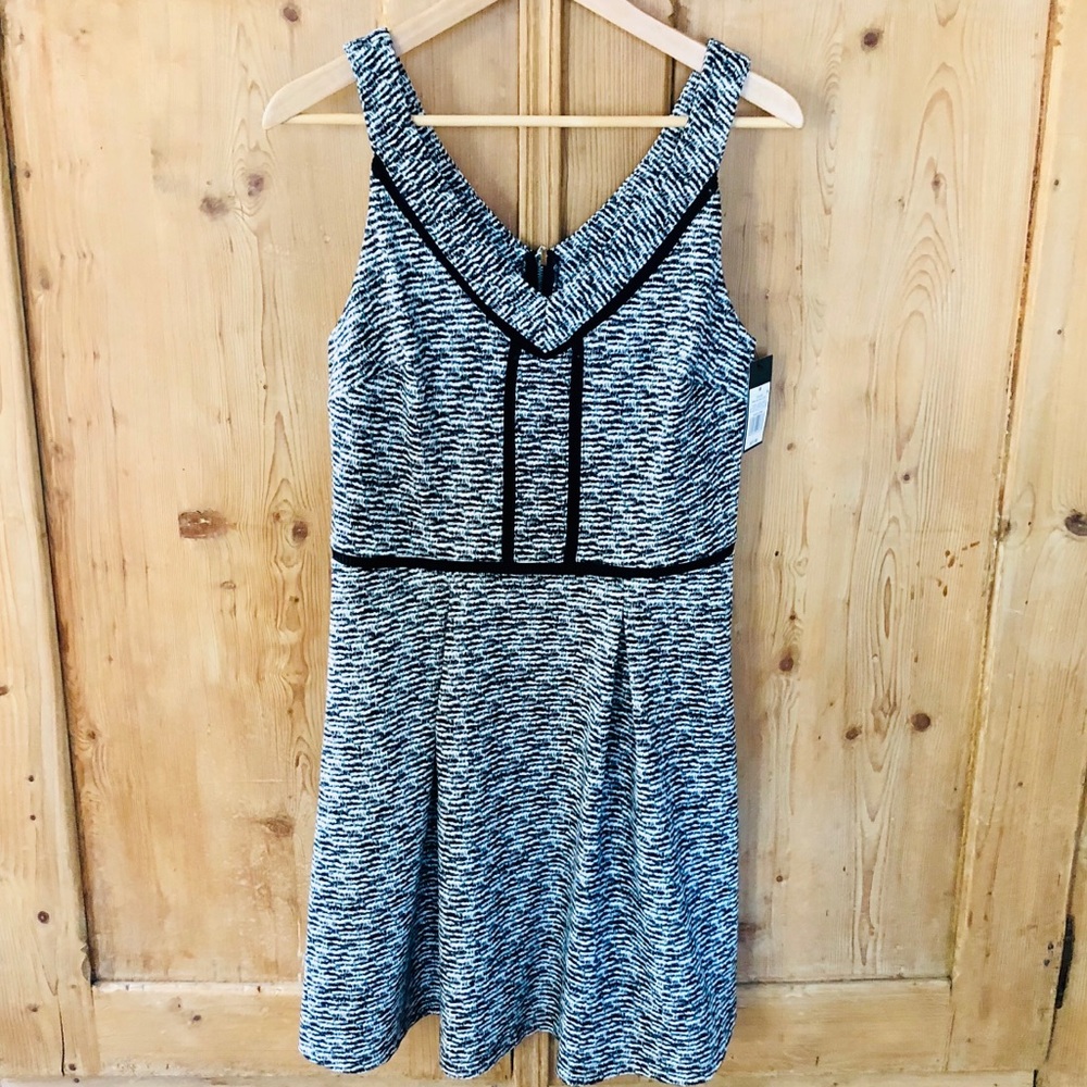 ✨NEW✨ Mossimo Black and White Fit and Flare Dress